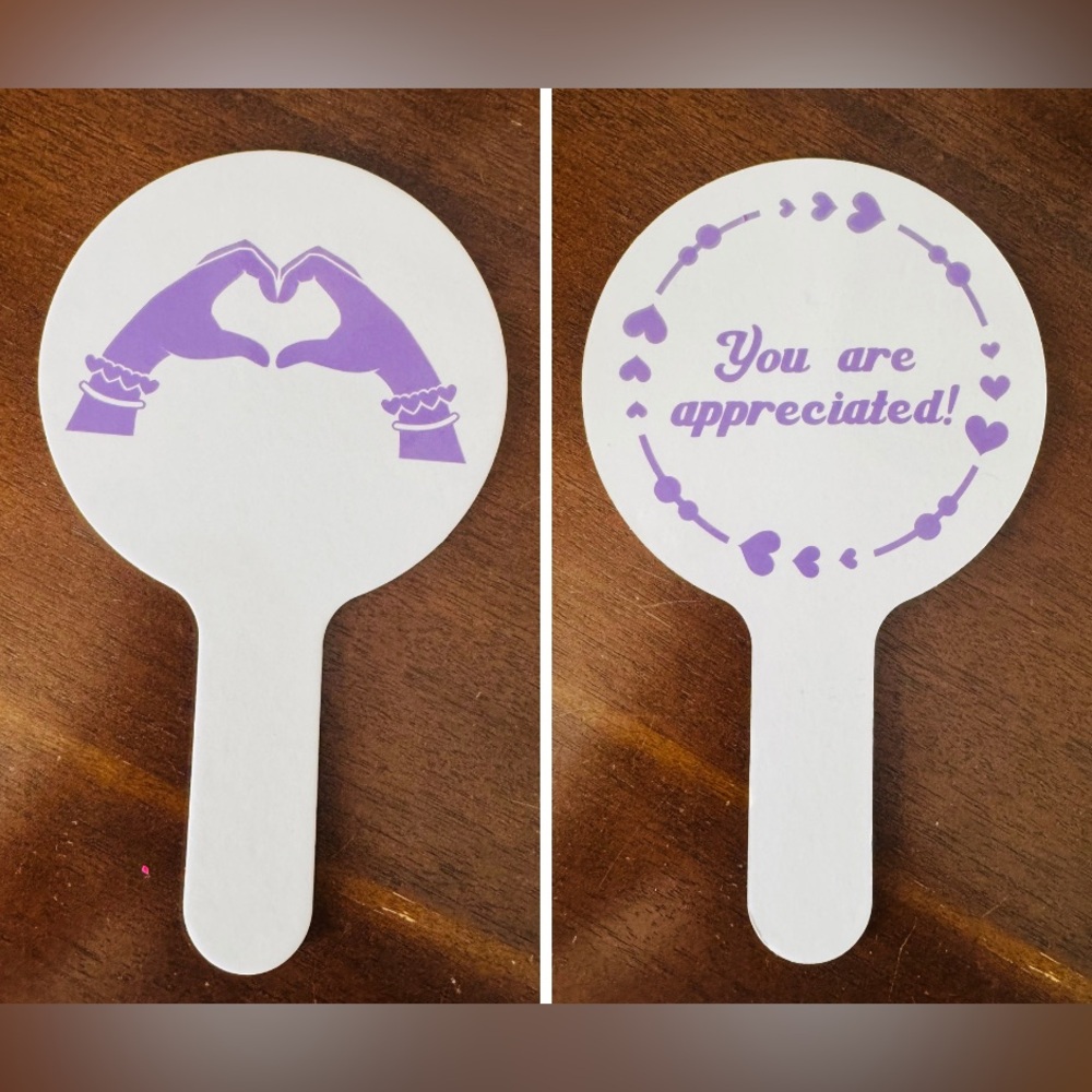 Handcrafted Handheld Signs NEW SHAPE AVAILABLE - Picture 9 of 9